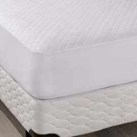 Protetor de Colchão Casal Hedrons Branco Impermeável Protetor de Colchão Casal Hedrons Branco Impermeável