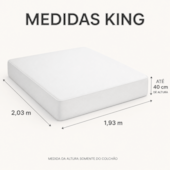Protetor de Colchão Impermeável King Jolitex Sleep