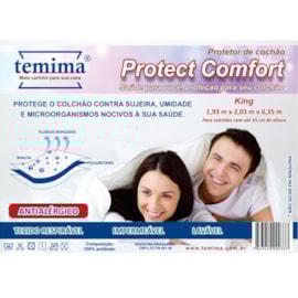Protetor de Colchão Impermeável King Protect Comfort Temima Protetor de Colchão Impermeável King Protect Comfort Temima