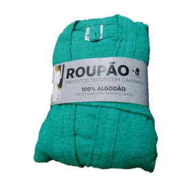 Roupão Atoalhada Margex Verde Unico Roupão Atoalhada Margex Verde Unico