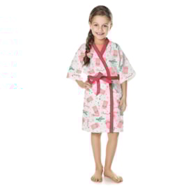 Roupão Infantil Felpudo Lhamas Lepper P Roupão Infantil Felpudo Lhamas Lepper P