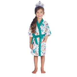 Roupão Infantil Felpudo Sereia Lepper