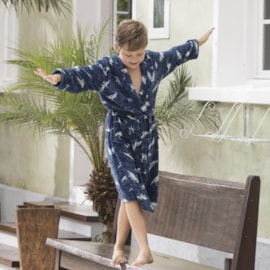 Roupão Infantil Microfibra Manga Longa Sofisticata Kids Dinossauro Roupão Infantil Microfibra Manga Longa Sofisticata Kids Dinossauro