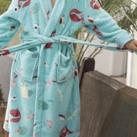 Roupão Infantil Microfibra Manga Longa Sofisticata Kids Festa na Floresta Roupão Infantil Microfibra Manga Longa Sofisticata Kids Festa na Floresta