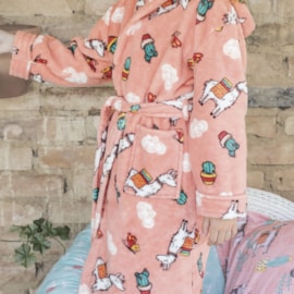 Roupão Infantil Microfibra Manga Longa Sofisticata Kids Lhama Roupão Infantil Microfibra Manga Longa Sofisticata Kids Lhama