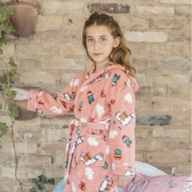 Roupão Infantil Microfibra Manga Longa Sofisticata Kids Lhama Roupão Infantil Microfibra Manga Longa Sofisticata Kids Lhama