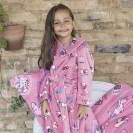 Roupão Infantil Microfibra Manga Longa Sofisticata Kids Mundo Encantado Roupão Infantil Microfibra Manga Longa Sofisticata Kids Mundo Encantado