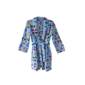 Roupão Infantil Veludo Microfibra Camesa Carro Roupão Infantil Veludo Microfibra Camesa Carro