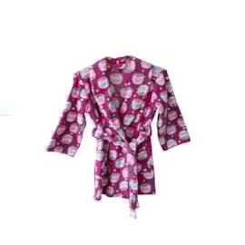 Roupão Infantil Veludo Microfibra Camesa Kitty Roupão Infantil Veludo Microfibra Camesa Kitty