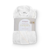 Roupão Microfibra Flannel Golden Appel G Branco