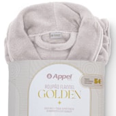 Roupão Microfibra Flannel Golden Appel G Rosa Secrets