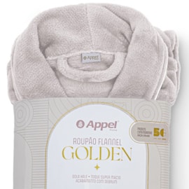 Roupão Microfibra Flannel Golden Appel G Rosa Secrets