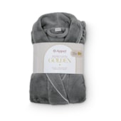 Roupão Microfibra Flannel Golden Appel M Grafite