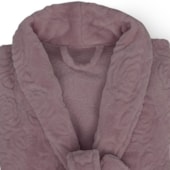 Roupão Microfibra Flannel Lady Appel G Malva Retrô