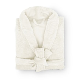Roupão Microfibra Flannel Lady Appel GG Branco