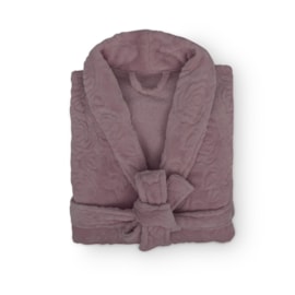 Roupão Microfibra Flannel Lady Appel M Malva Retrô