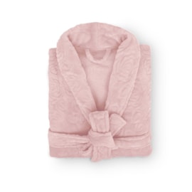 Roupão Microfibra Flannel Lady Appel M Rosa Flan