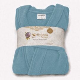 Roupão Microfibra Sofisticata Premium Aqua P
