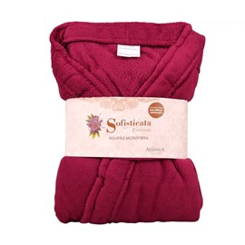 Roupão Microfibra Sofisticata Premium Cereja G Roupão Microfibra Sofisticata Premium Cereja G