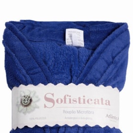 Roupão Microfibra Sofisticata Premium Indigo G Roupão Microfibra Sofisticata Premium Indigo G