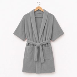 Roupão Microfibra Sofisticata Premium Platina GG