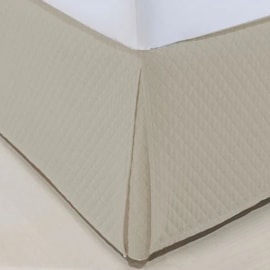 Saia Cama Box Casal Atenas Niazitex Bege Saia Cama Box Casal Atenas Niazitex Bege