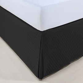 Saia Cama Box Casal Atenas Niazitex Preto Saia Cama Box Casal Atenas Niazitex Preto