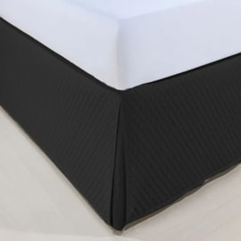 Saia Cama Box Queen Atenas Niazitex Preto Saia Cama Box Queen Atenas Niazitex Preto