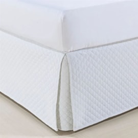 Saia Cama Box Solteiro Atenas Niazitex Branco Saia Cama Box Solteiro Atenas Niazitex Branco