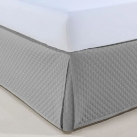 Saia Cama Box Solteiro Atenas Niazitex Prata Saia Cama Box Solteiro Atenas Niazitex Prata