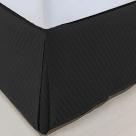 Saia Cama Box Solteiro Atenas Niazitex Preto Saia Cama Box Solteiro Atenas Niazitex Preto