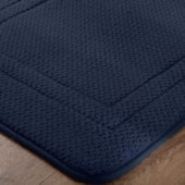 Tapete Aconchego Antiderrapante Rozac 45cm x 65cm Azul Marinho