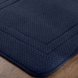 Tapete Aconchego Antiderrapante Rozac 45cm x 65cm Azul Marinho Tapete Aconchego Antiderrapante Rozac 45cm x 65cm Azul Marinho