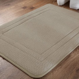 Tapete Aconchego Antiderrapante Rozac 45cm x 65cm Bege