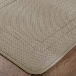 Tapete Aconchego Antiderrapante Rozac 45cm x 65cm Bege