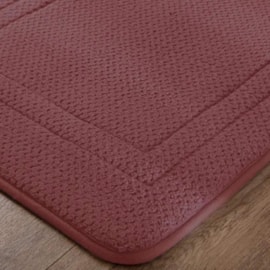 Tapete Aconchego Antiderrapante Rozac 45cm x 65cm Bordô