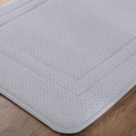 Tapete Aconchego Antiderrapante Rozac 45cm x 65cm Cinza Claro