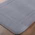 Tapete Aconchego Antiderrapante Rozac 45cm x 65cm Cinza Inox