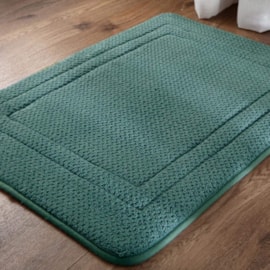 Tapete Aconchego Antiderrapante Rozac 45cm x 65cm Verde Amazônia