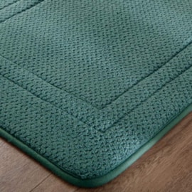 Tapete Aconchego Antiderrapante Rozac 45cm x 65cm Verde Amazônia