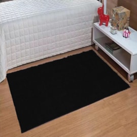 Tapete Beira de Cama Oasis Classic 50x100 Preto