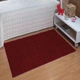 Tapete Beira de Cama Oasis Classic 50x100 Vermelho Tapete Beira de Cama Oasis Classic 50x100 Vermelho