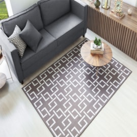 Tapete Corttex Berlim Ladrilho Marrom 1,40m x 2,00m Tapete Corttex Berlim Ladrilho Marrom 1,40m x 2,00m