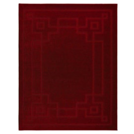 Tapete J Serrano Realce Frame 1,00m x 1,50m Vermelho
