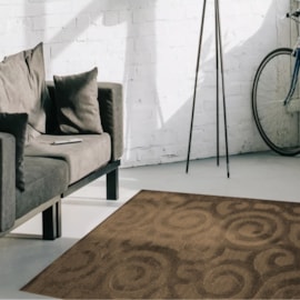 Tapete J Serrano Realce Roses 1,00m x 1,50m Caramelo Tapete J Serrano Realce Roses 1,00m x 1,50m Caramelo