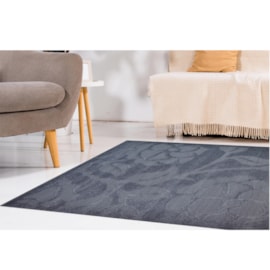 Tapete J Serrano Realce Roses 1,00m x 1,50m Chumbo
