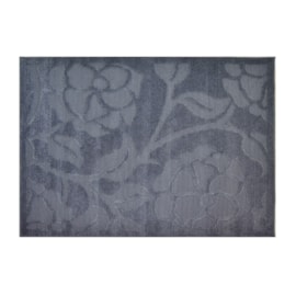 Tapete J Serrano Realce Roses 1,00m x 1,50m Chumbo