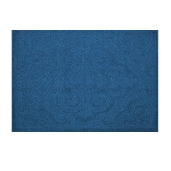 Tapete J Serrano Realce Royal 1,00m x 1,50m Azul
