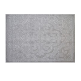 Tapete J Serrano Realce Royal 1,00m x 1,50m Cinza