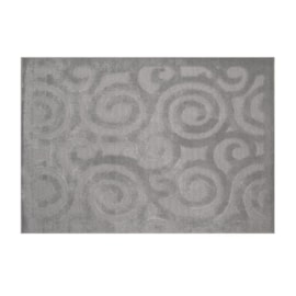 Tapete J Serrano Realce Snail 1,00m x 1,50m Cinza Tapete J Serrano Realce Snail 1,00m x 1,50m Cinza